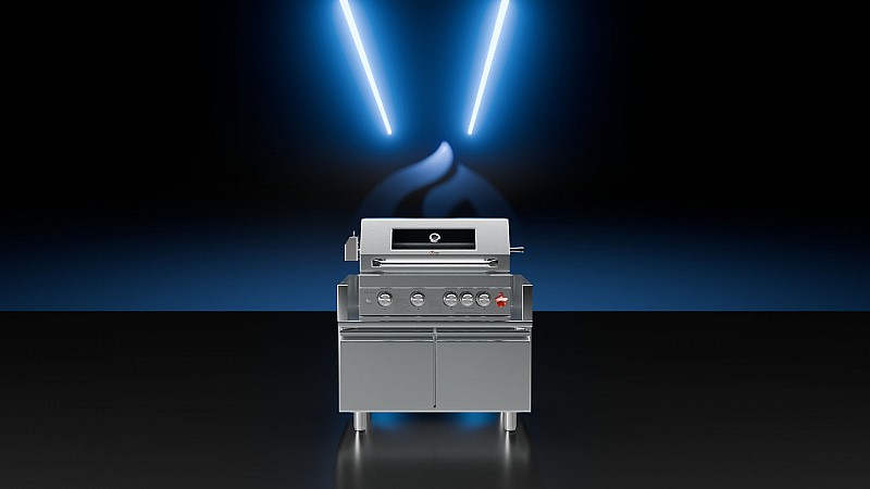 ΕΡΜΑΡΙΟ INOX BBQ TGH-B1-B4-G ΜΕ ΠΟΡΤΕΣ