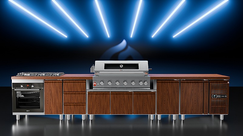 BBQ ΥΓΡΑΕΡΙΟΥ SEMI-PROF TGH-BI-B8B-G 6+1 26,7kW