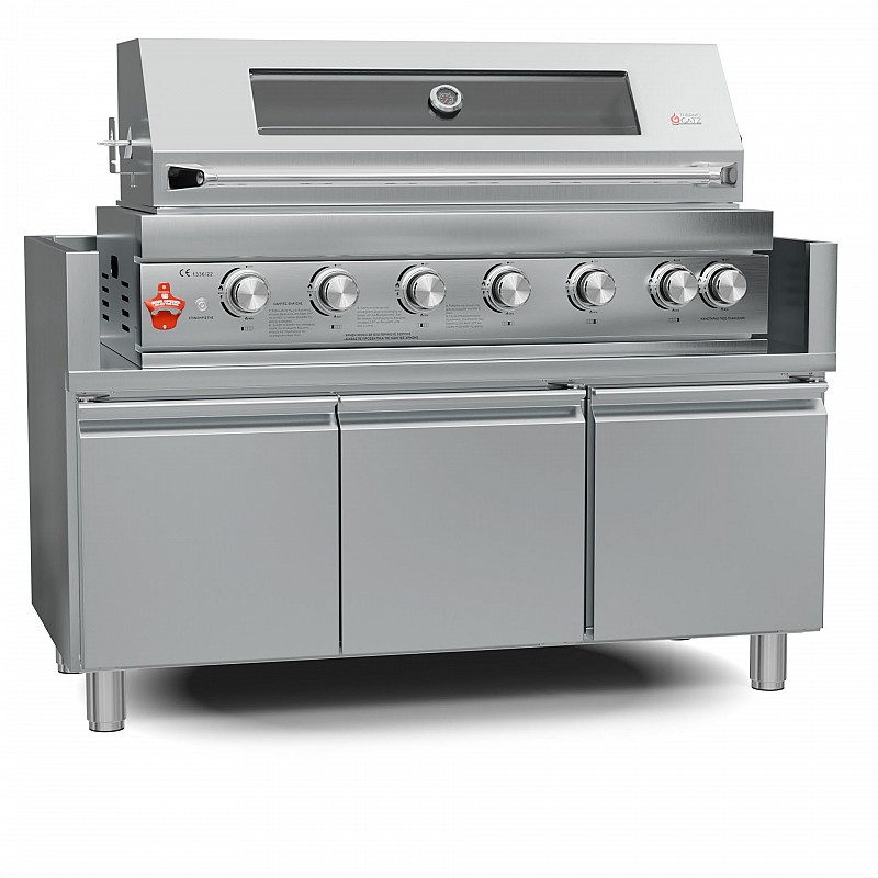 ΕΡΜΑΡΙΟ INOX BBQ TGH-B1-B8B-G ΜΕ ΣΥΡΤΑΡΙΑ