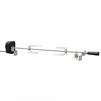 ΣΟΥΒΛΑ INOX ΜΕ ΗΛΕΚΤΡΙΚΟ ΜΟΤΕΡ - Μήκος 100cm + ΧΕΡΟΥΛΙ